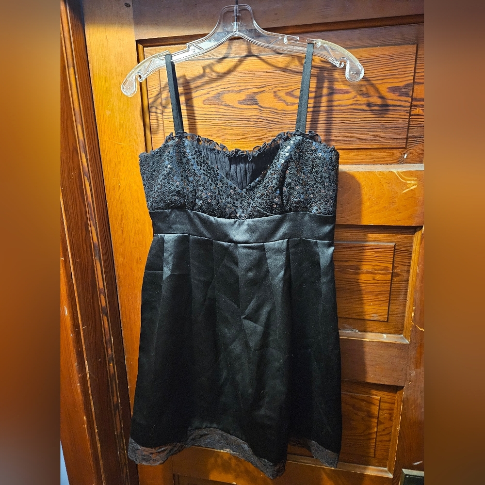 Y2K Goth Betsey Johnson Silk Dress
